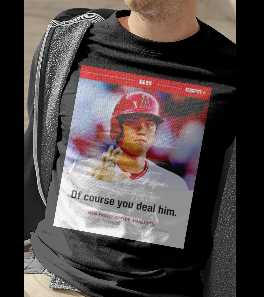 ESPN+ Shohei Ohtani MLB Front Office Analysts Trade Discussion T-Shirt