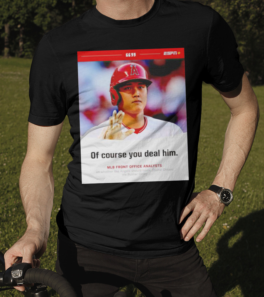ESPN+ Shohei Ohtani MLB Front Office Analysts Trade Discussion T-Shirt