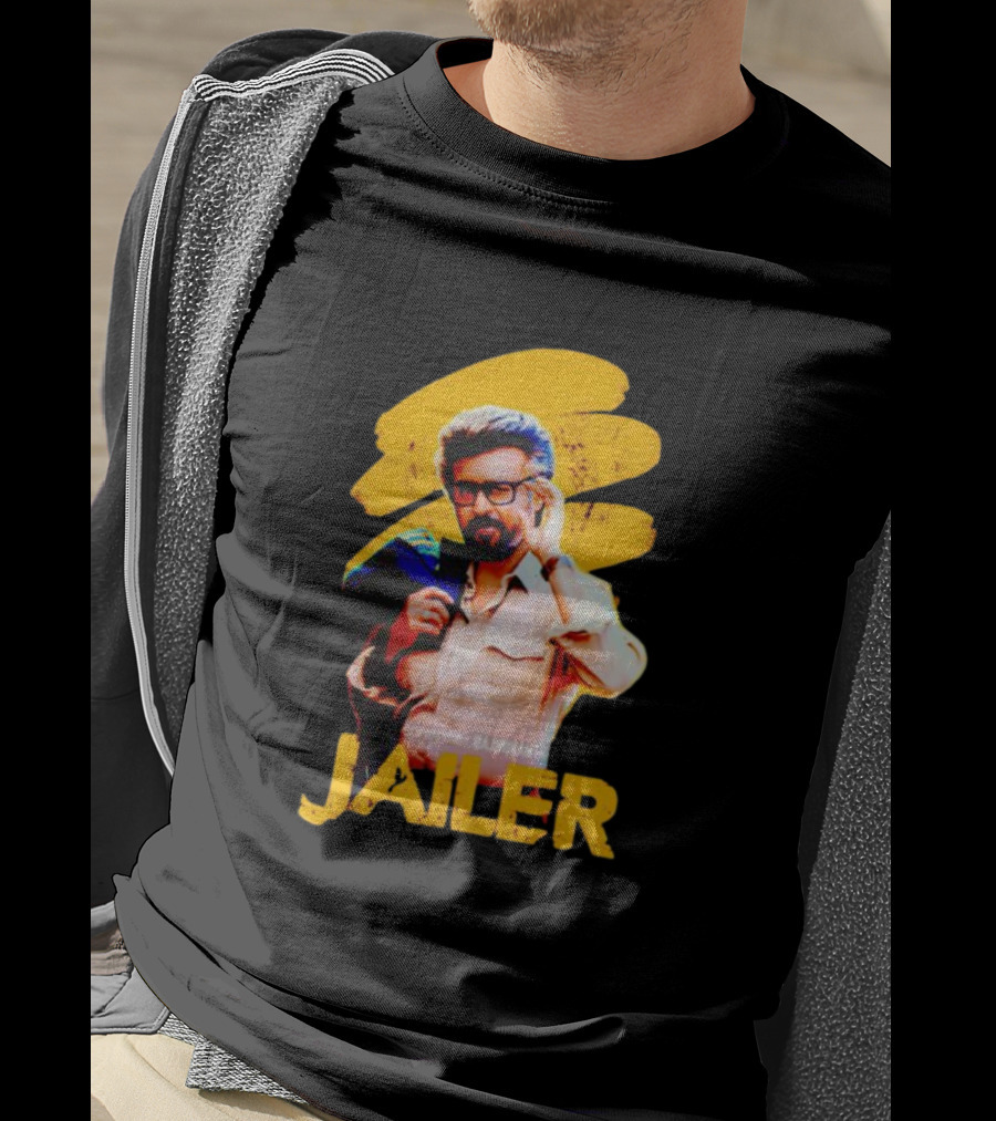 Super Star Rajinikanth Jailer Iconic T-Shirt