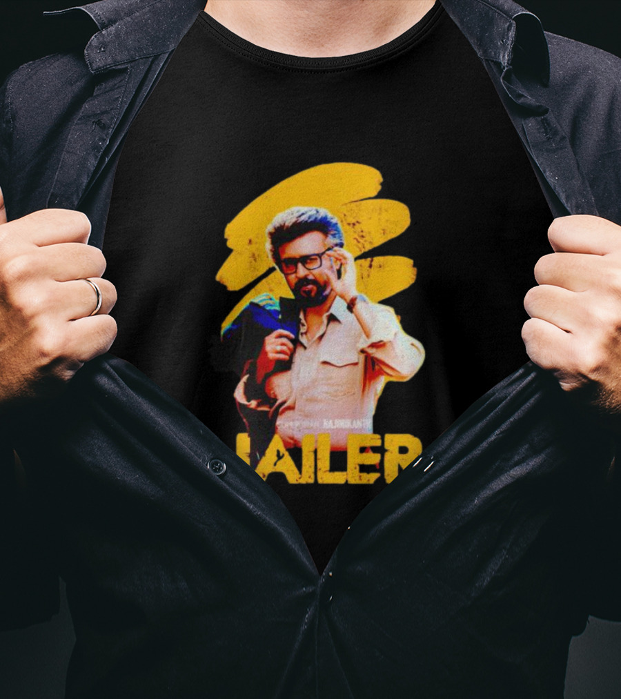 Super Star Rajinikanth Jailer Iconic T-Shirt