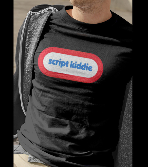 Vegas Blackhat Script KiddieLOGO Milk Bar Button T-Shirt