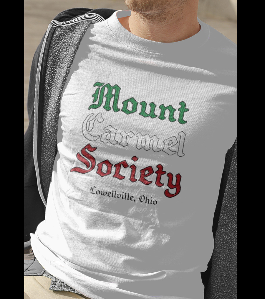 Mount Carmel Society Lowellville Ohio Green T-Shirt