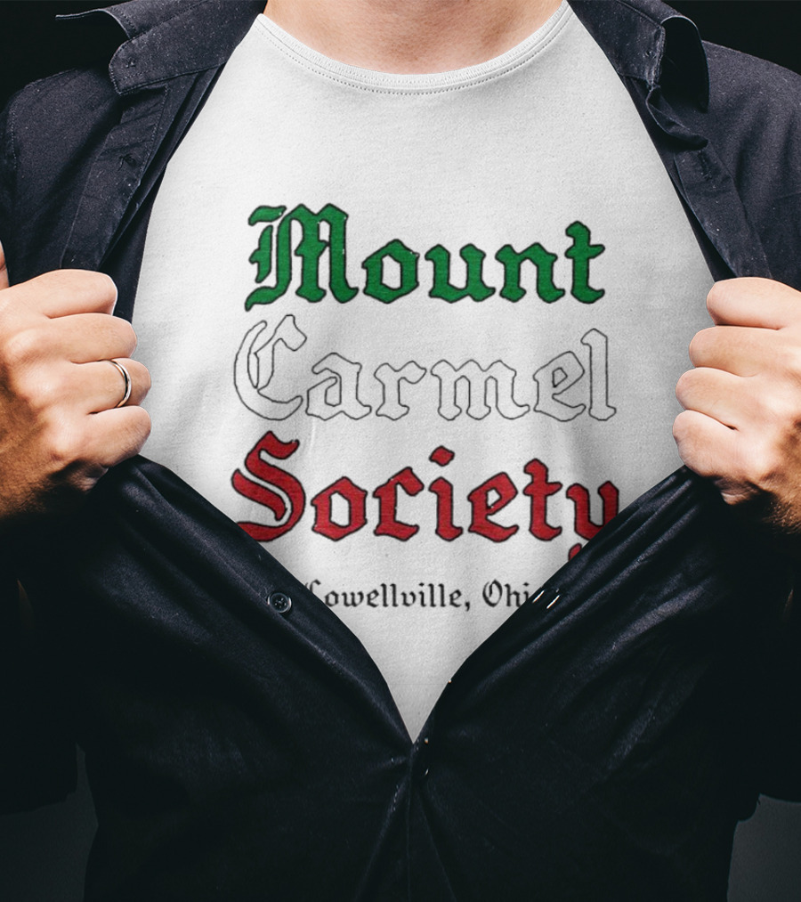 Mount Carmel Society Lowellville Ohio Green T-Shirt