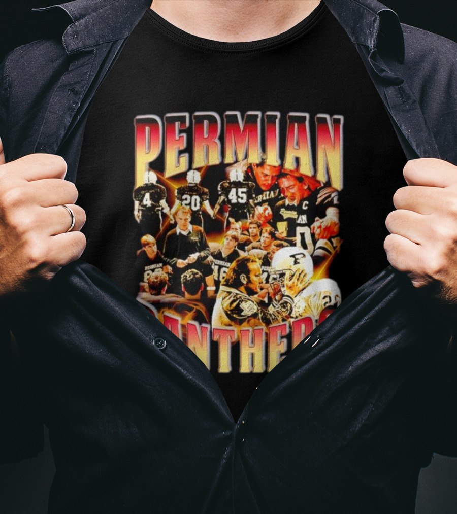 Permian Panthers 90s Football Team Vintage T-Shirt