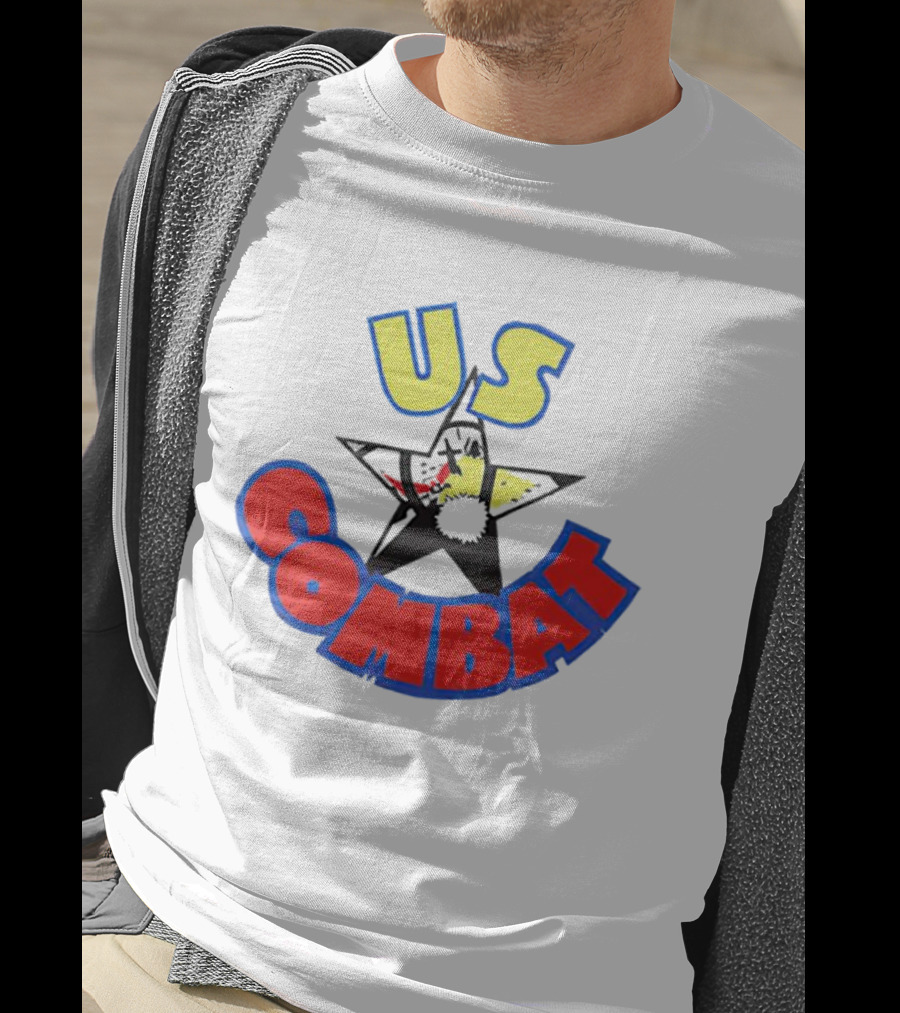 US Combat Star Fighter Power T-Shirt