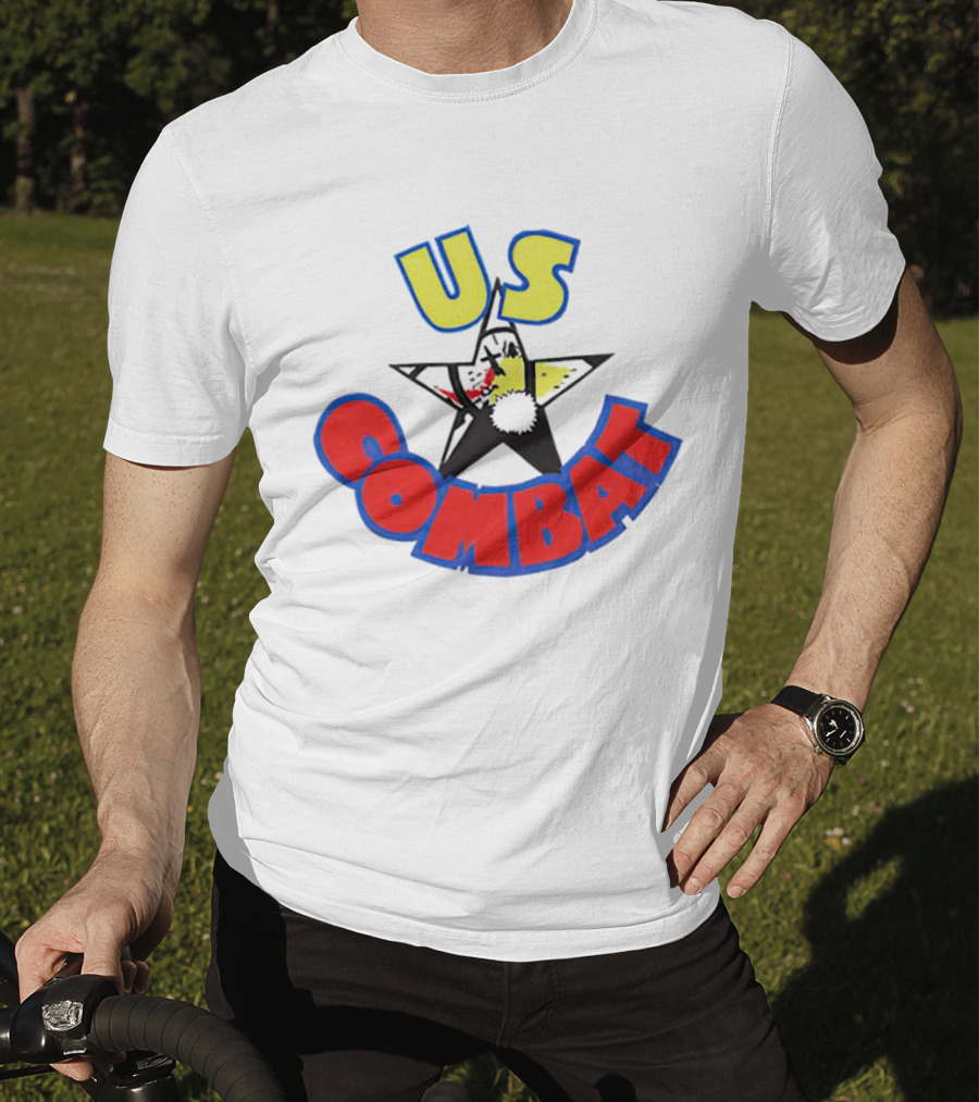 US Combat Star Fighter Power T-Shirt