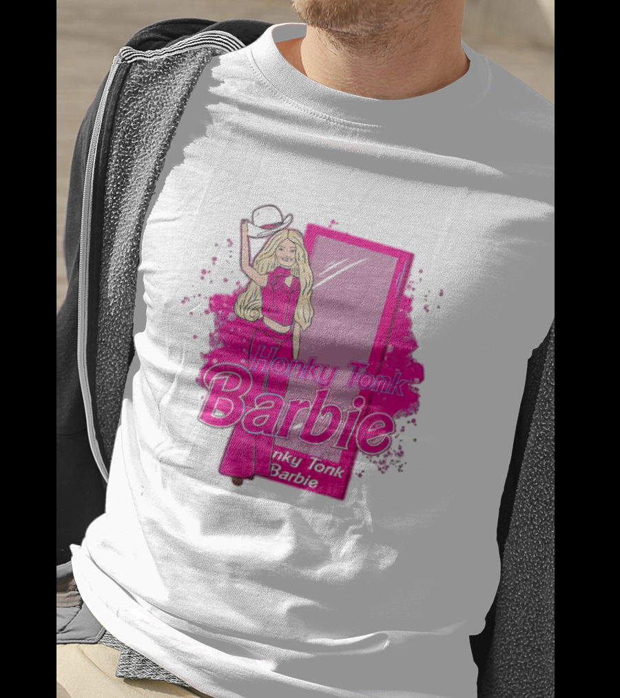 Honky Tonk Barbie Iconic Pink Cowgirl T-Shirt
