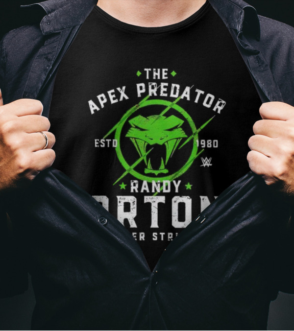 THE APEX PREDATOR RANDY ORTON VIPER STRIKES ESTD 1980 WWE T-Shirt