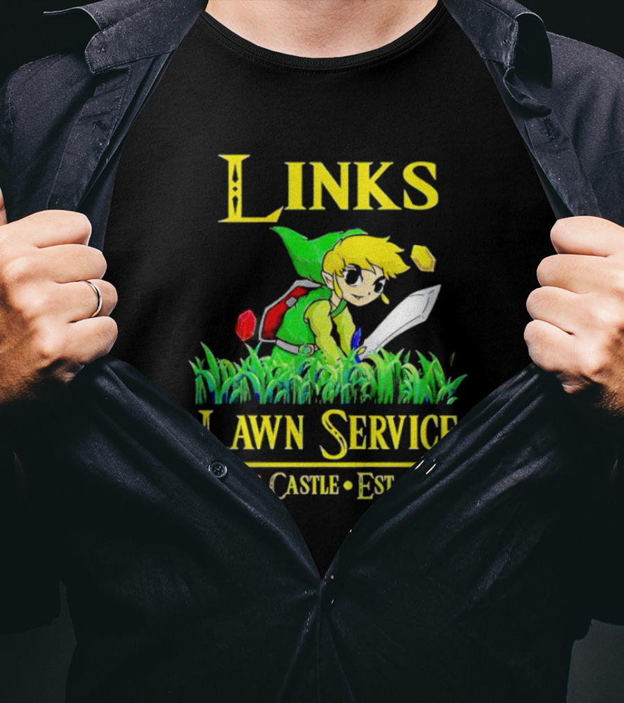 Links Lawn Service Hyrule Castle Est. 1986 T-Shirt