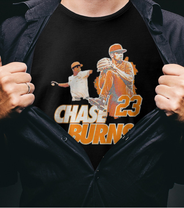 CHAS BURNS 23 Throw The Ball T-Shirt