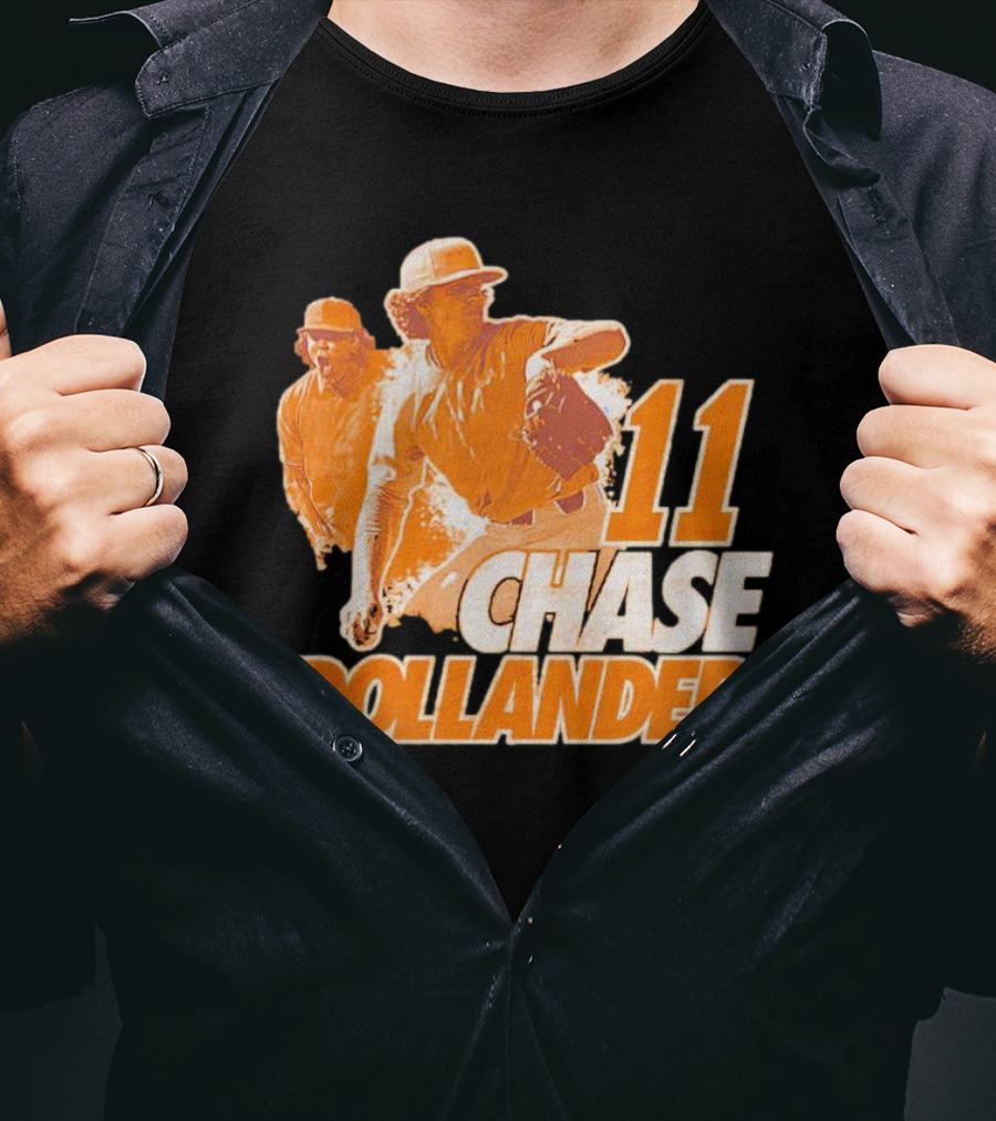 Chase Dollander 11 Baseball Action Player T-Shirt