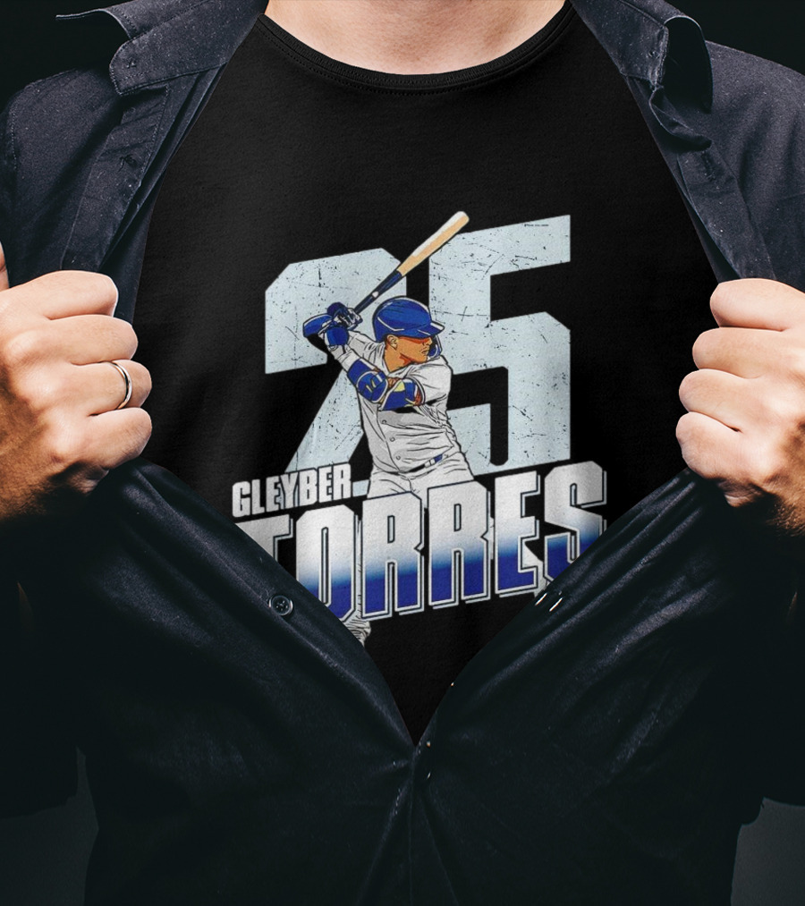 Gleyber Torres 25 New York Yankees MLB T-Shirt