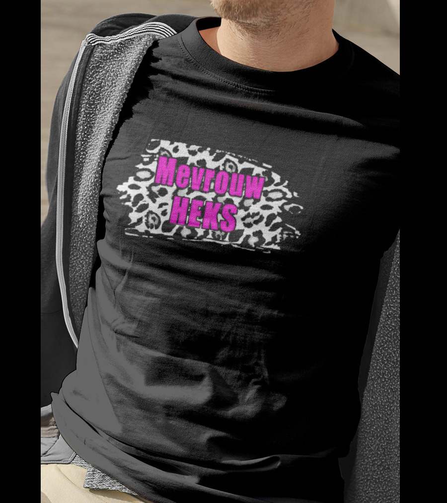 Mevrouw HEKS Leopard Print T-Shirt