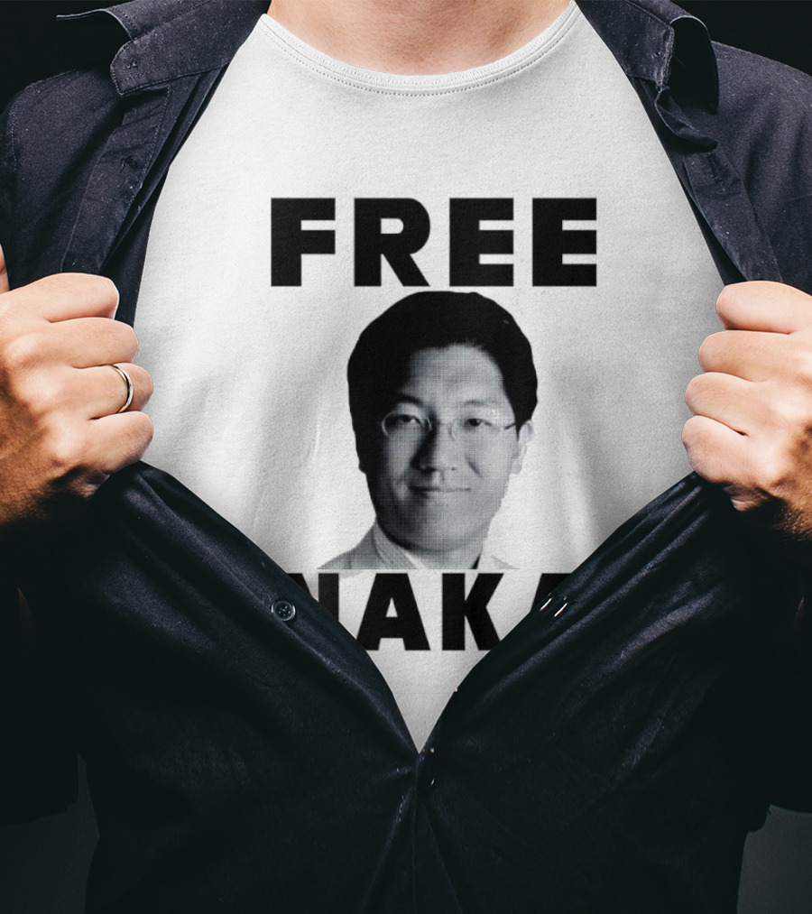 FREE NAKA Black White Pixelated T-Shirt
