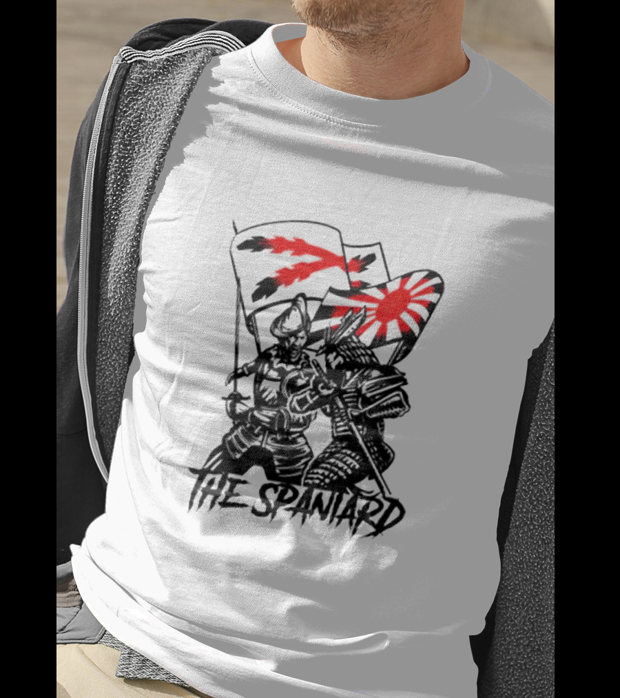 The Spaniard Knight With Dual Red Flags T-Shirt