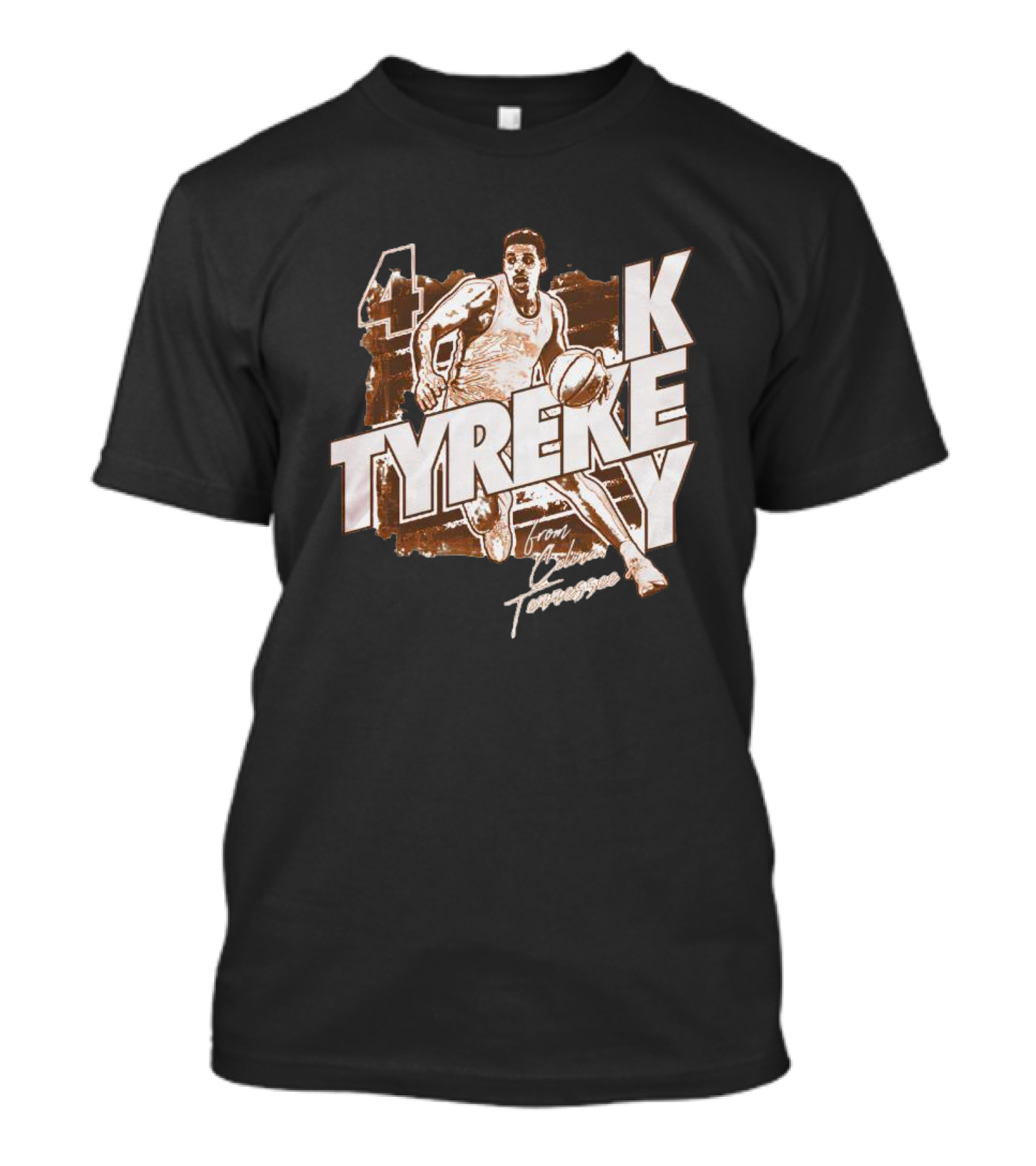Tyreke Key Number 4 Basketball Player From Celina Tennessee T-Shirt