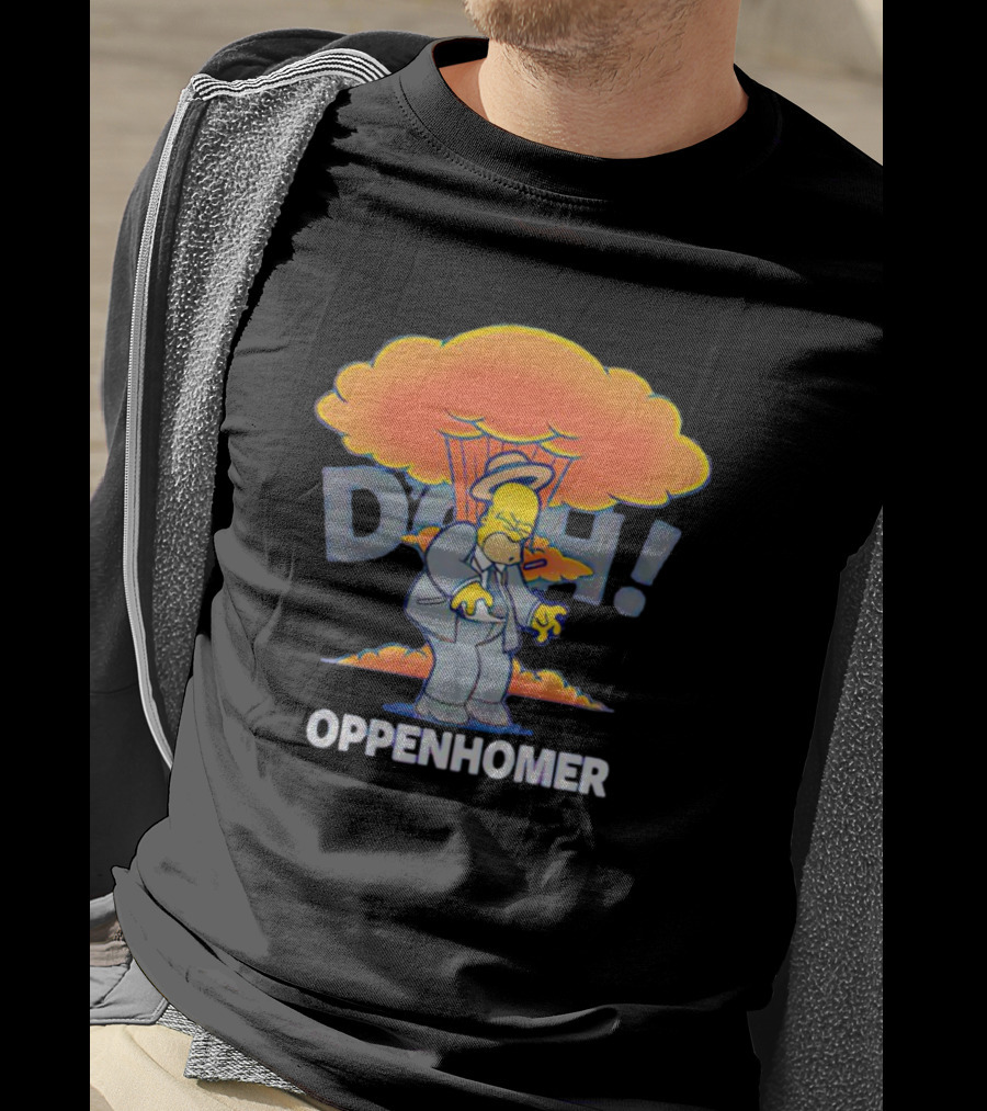 Homer Simpson D'oh Oppenhomer Explosion T-Shirt