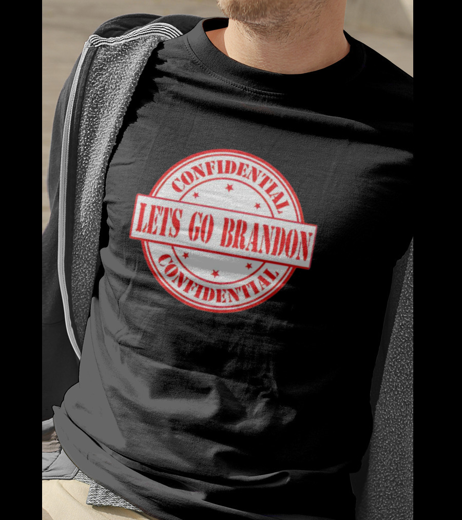 Let's Go Brandon Confidential Stamp T-Shirt