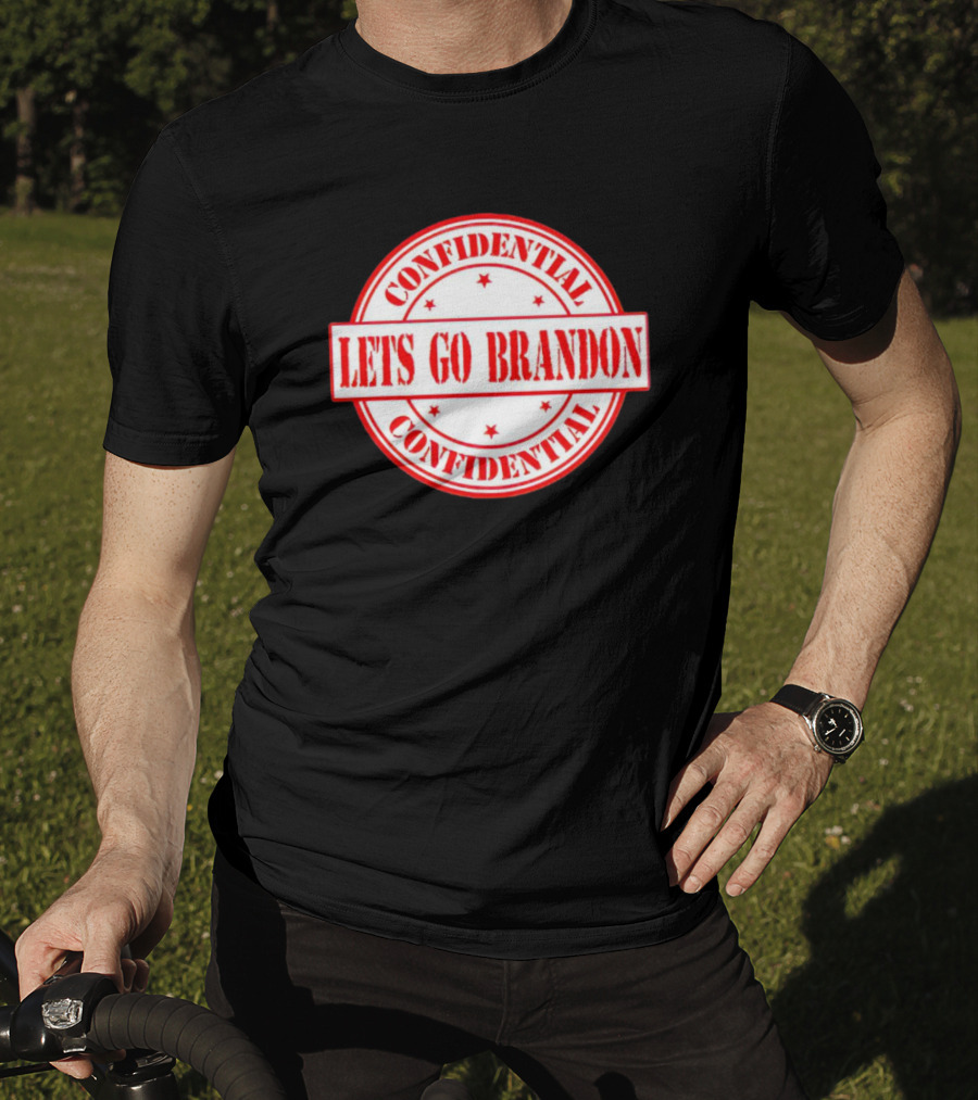 Let's Go Brandon Confidential Stamp T-Shirt