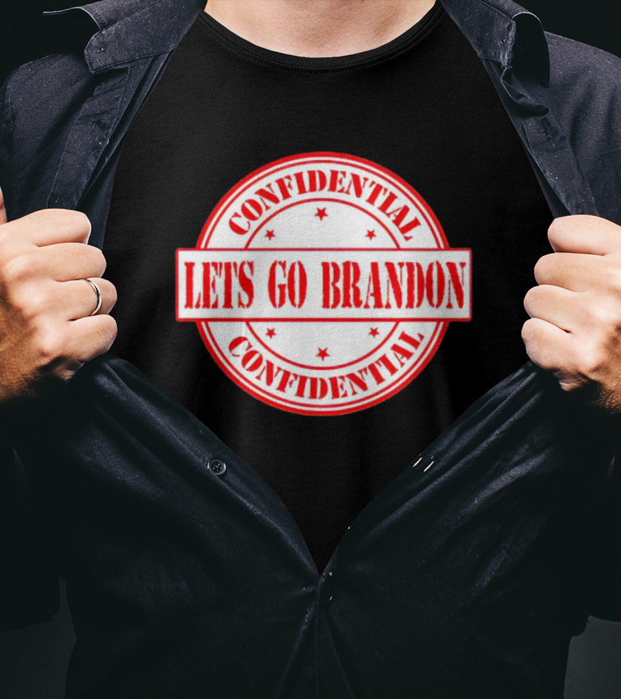 Let's Go Brandon Confidential Stamp T-Shirt