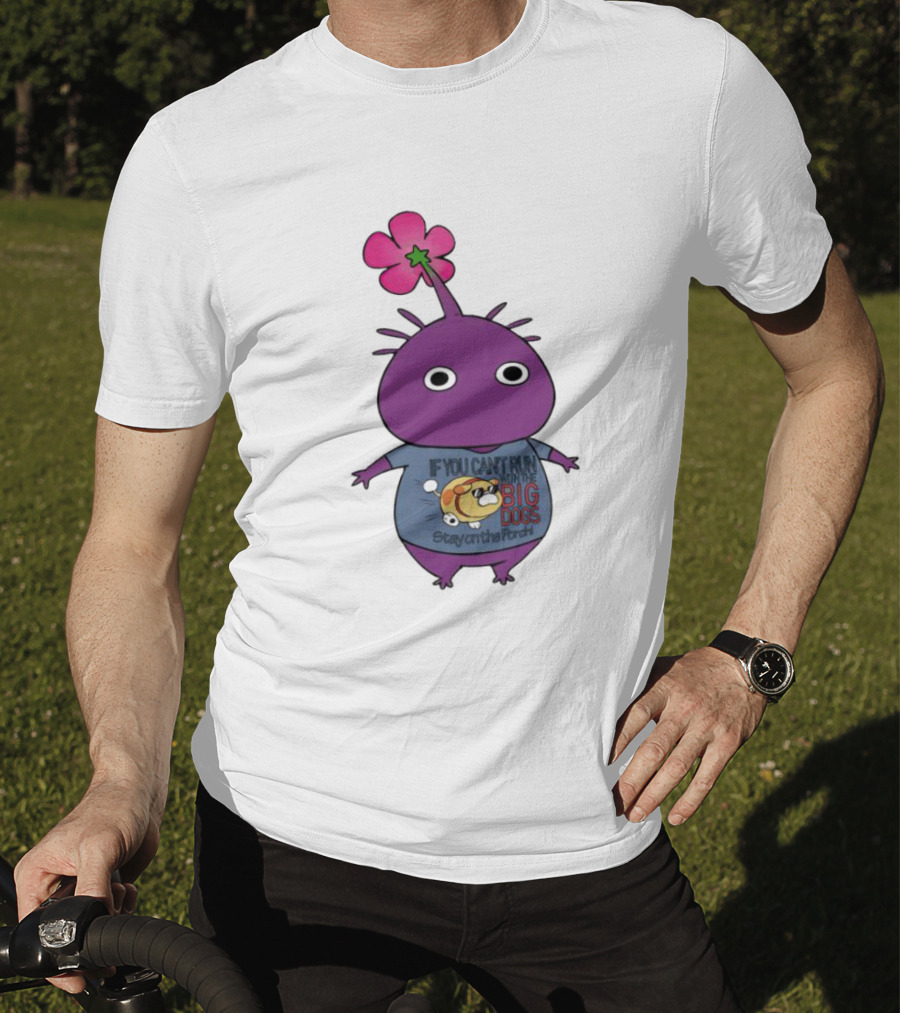 Purple Pikmin Stay On The Porch Big Dogs Shirt Flower Top T-Shirt