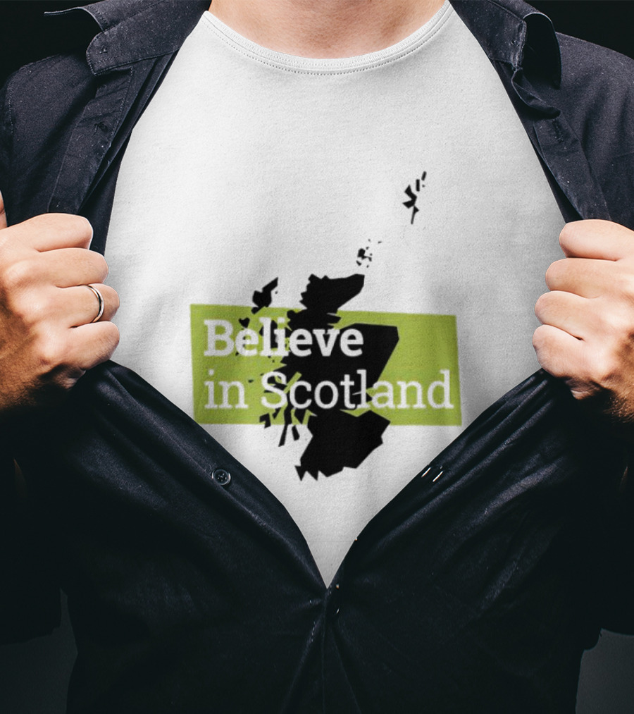 Believe In Scotland Map T-Shirt