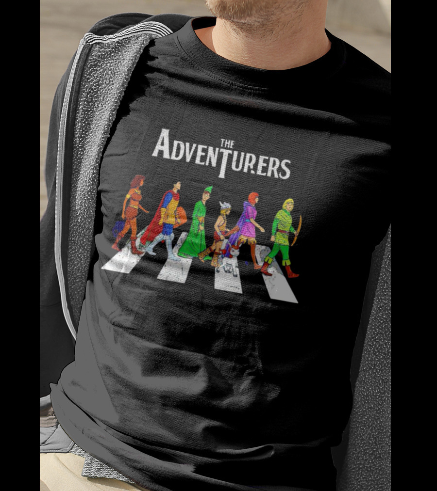 The Legend Of Zelda The Adventurers Abbey Road T-Shirt