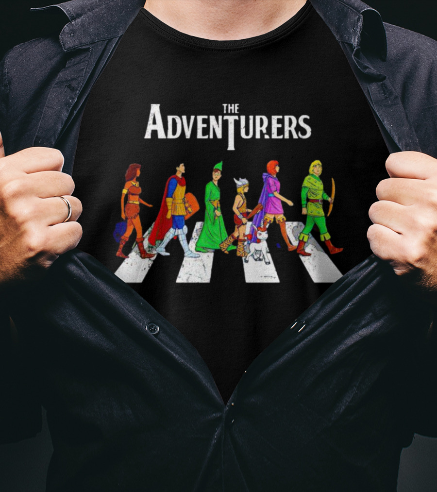 The Legend Of Zelda The Adventurers Abbey Road T-Shirt