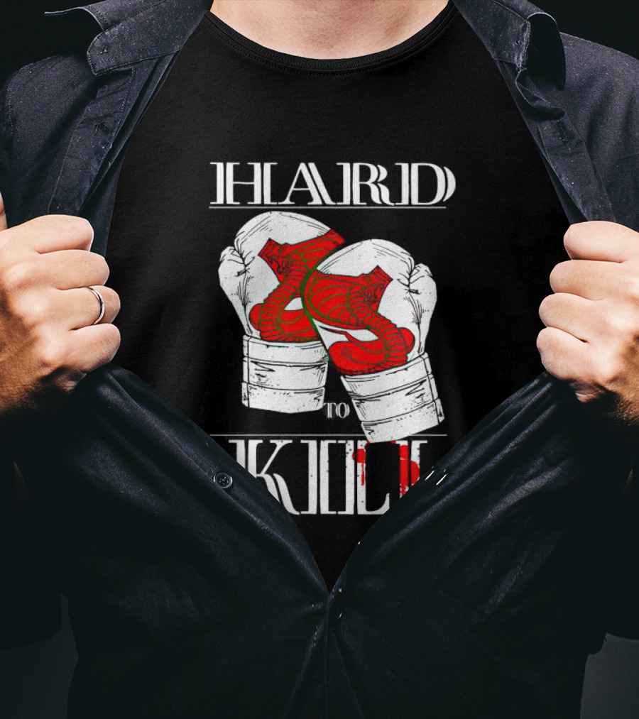 Hard To Kill Boxing Gloves With Red Cobra T-Shirt