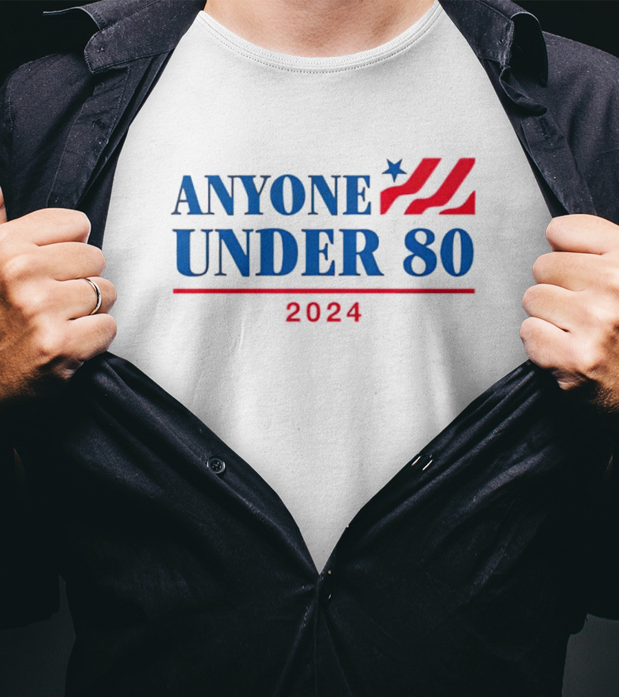 Anyone Under 80 Star Stripes T-Shirt