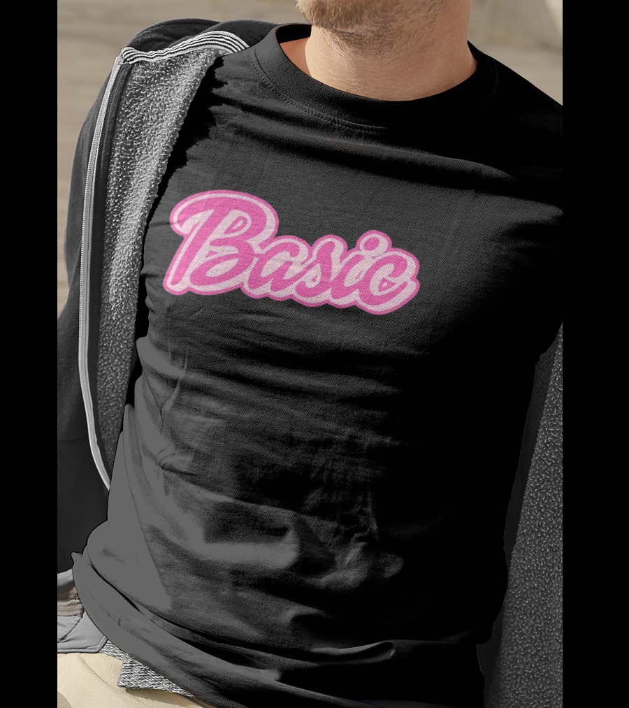 Basic Barbie Pink Script T-Shirt