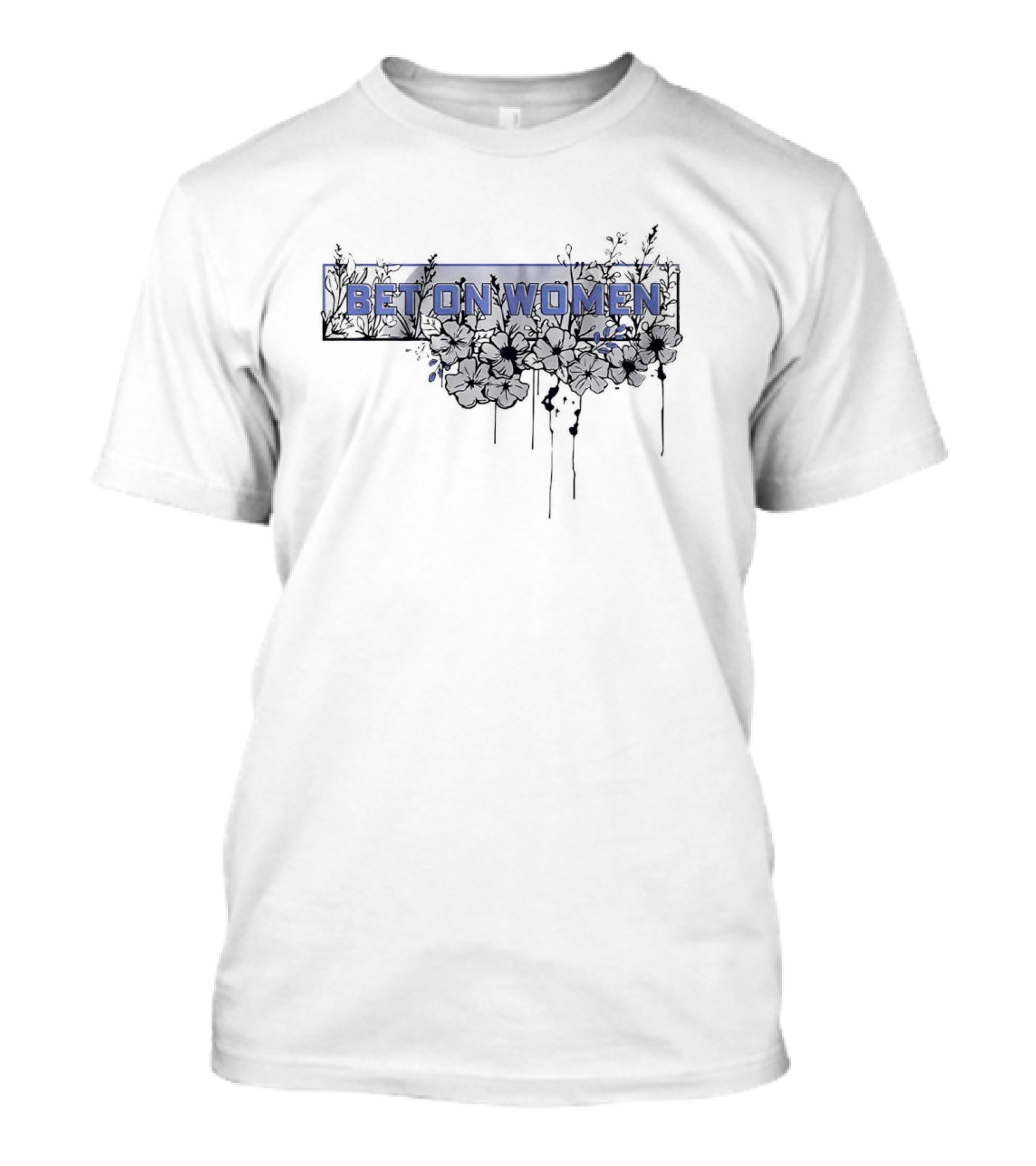 Bet On Women Floral Basketball Empowerment T-Shirt