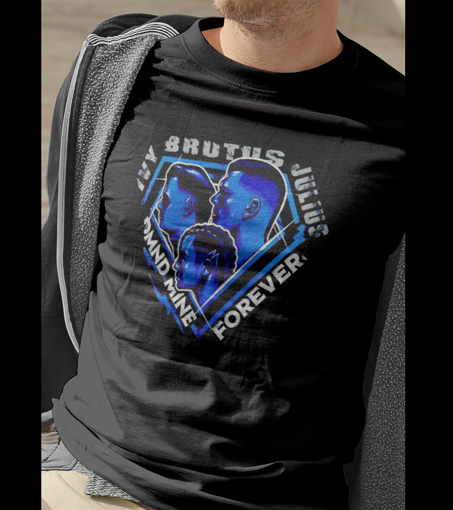 Ivy Brutus Julius Diamond Mine Forever Blue Portrait Trio T-Shirt
