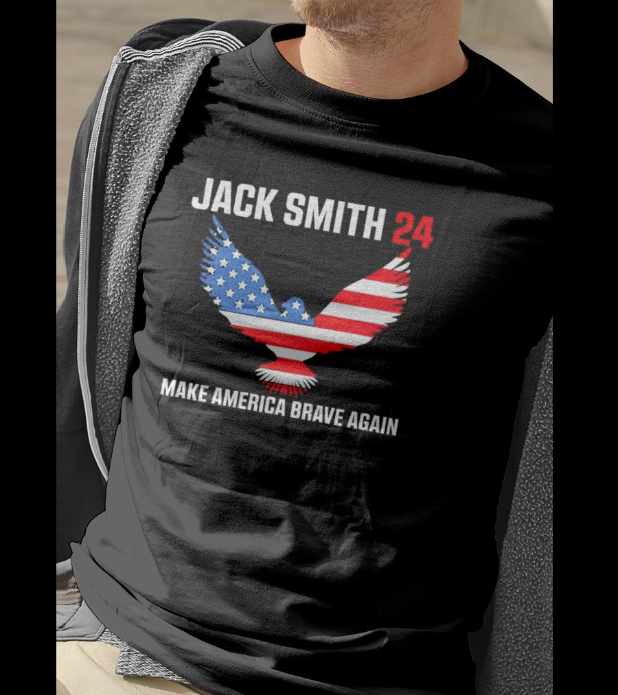 Jack Smith 24 Make America Brave Again Patriotic Eagle T-Shirt