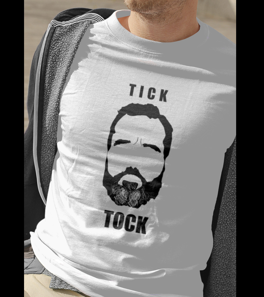 Tick Tock Jack Smith Beard Face T-Shirt