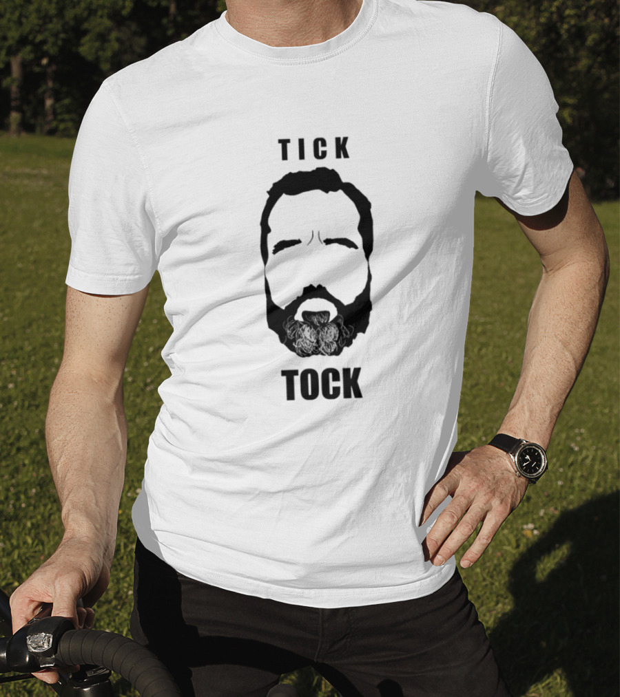 Tick Tock Jack Smith Beard Face T-Shirt