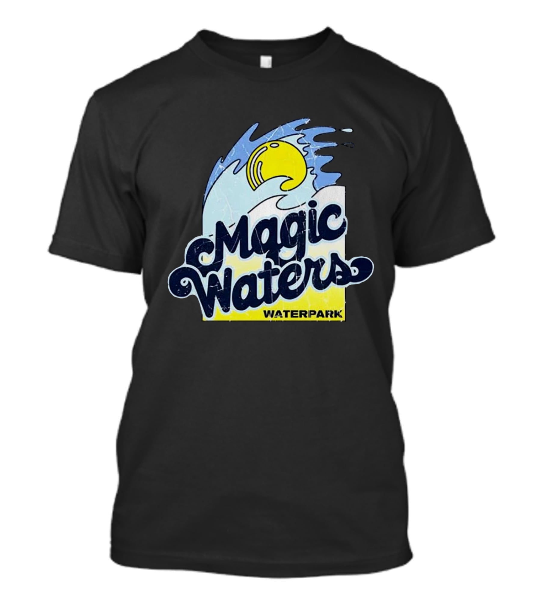 Magic Waters Waterpark Wave And Sun T-Shirt