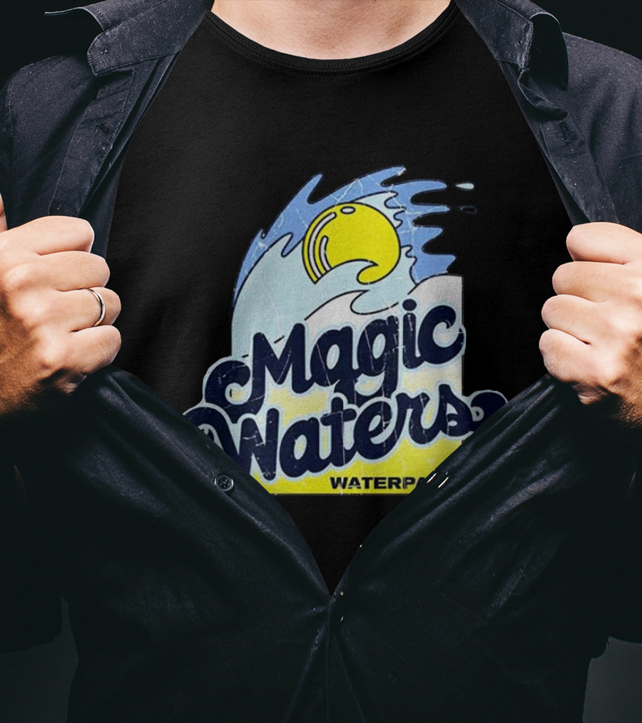Magic Waters Waterpark Wave And Sun T-Shirt
