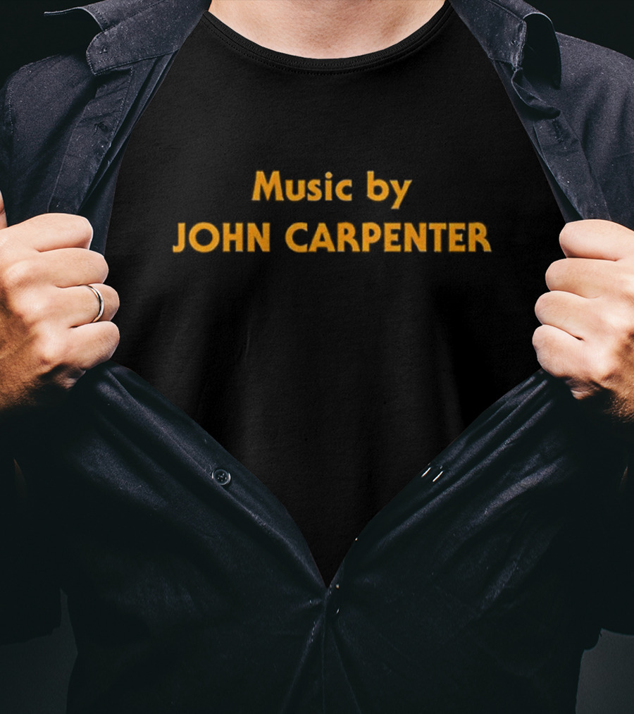 Music By John Carpenter Halloween Horror Film Soundtrack T-Shirt
