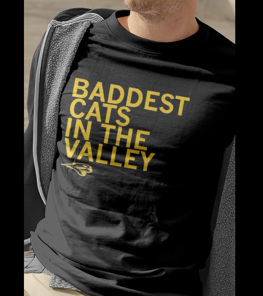 Baddest Cats In The Valley Northern Iowa Panthers T-Shirt