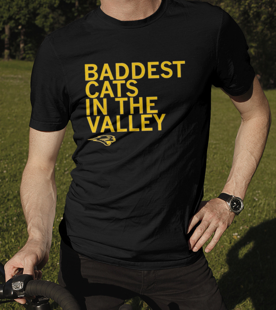 Baddest Cats In The Valley Northern Iowa Panthers T-Shirt