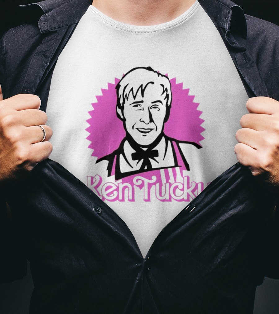 Ryan Gosling Ken Tucky Barbie Mashup T-Shirt