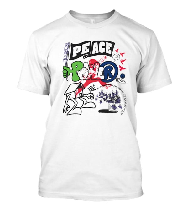 PEACE POWER Walker Kessler Reminder To Your Friends T-Shirt
