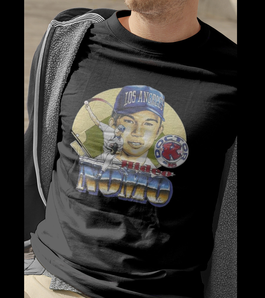 Los Angeles Dodgers Hideo Nomo Doctor K 16 Vintage T-Shirt