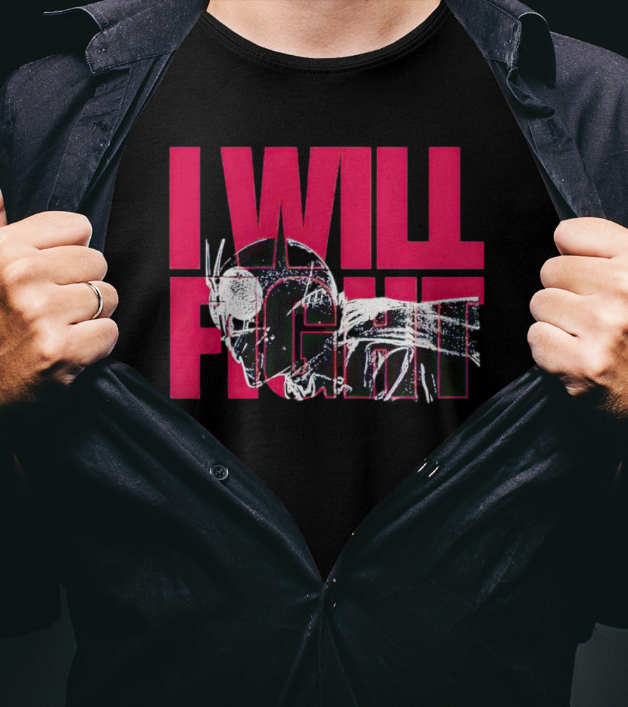 I Will Fight Shin Japan Heroes Universe Kamen Rider T-Shirt