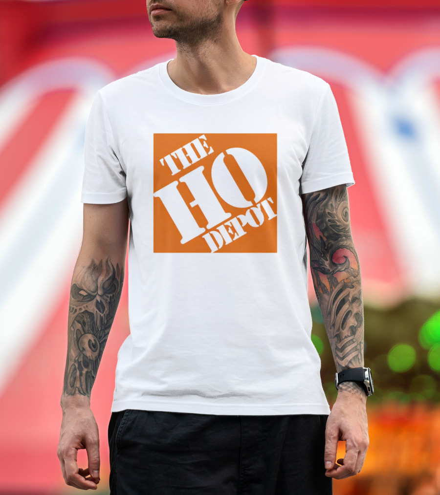 The Ho Depot Orange Square T-Shirt