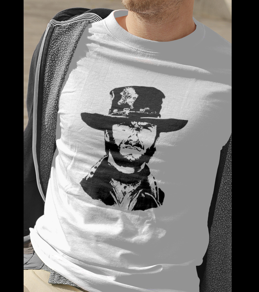 Clint Eastwood Western Hat Iconic T-Shirt