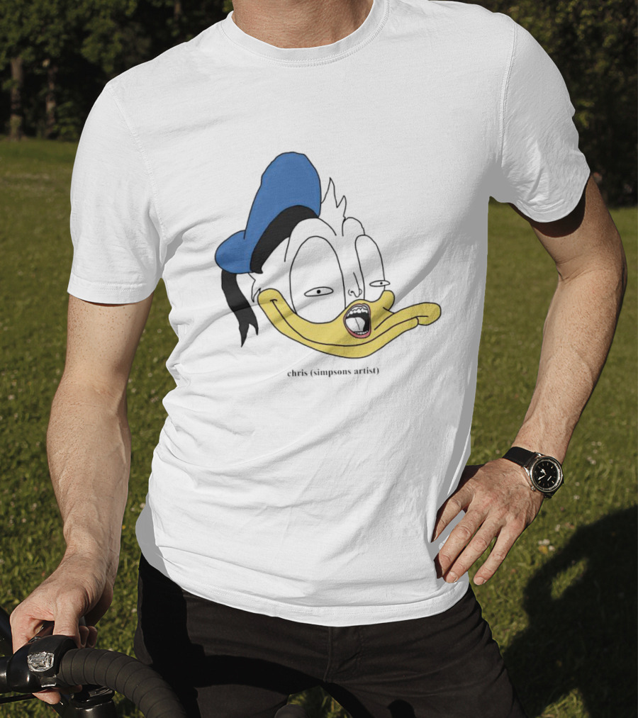 Donna Duck Chris Simpsons Artist Character Blue Hat T-Shirt