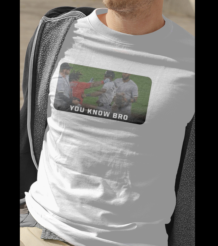 Down Goes Anderson You Know Bro Baseball Encounter Moment T-Shirt