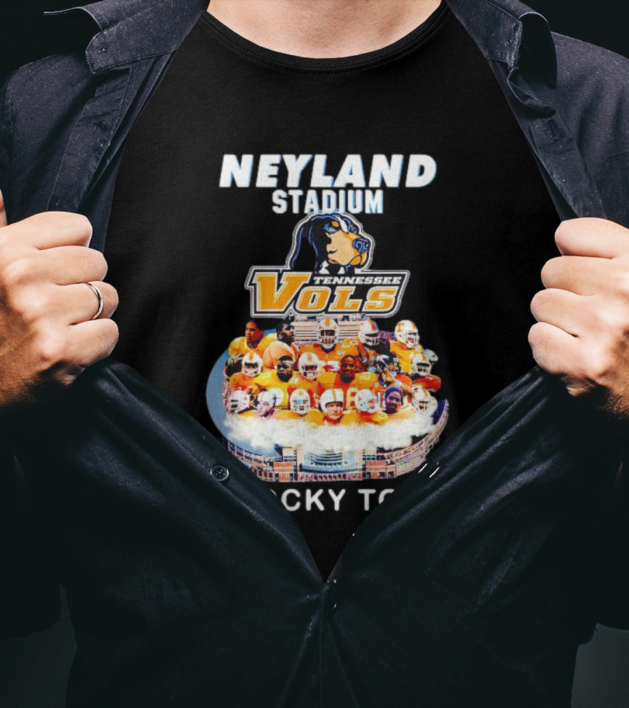 Neyland Stadium Tennessee Vols Rocky Top Football Team T-Shirt
